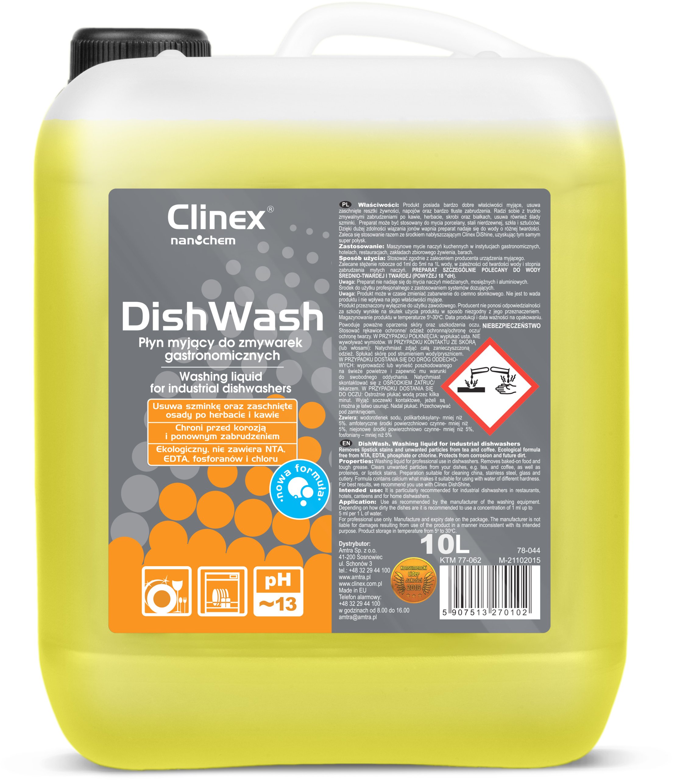 Clinex umývačka umývačka umývačka riadu 10 l