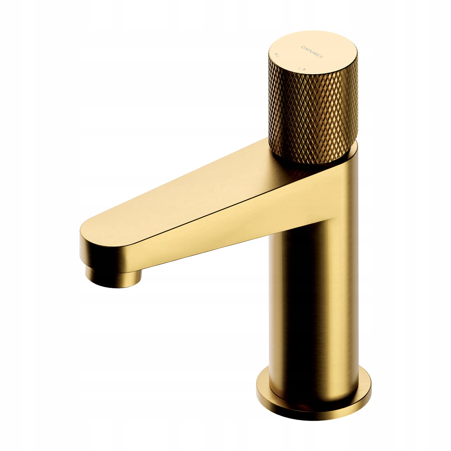 CT8010GGLB Contour Washbasin Faucet, Golden Brush