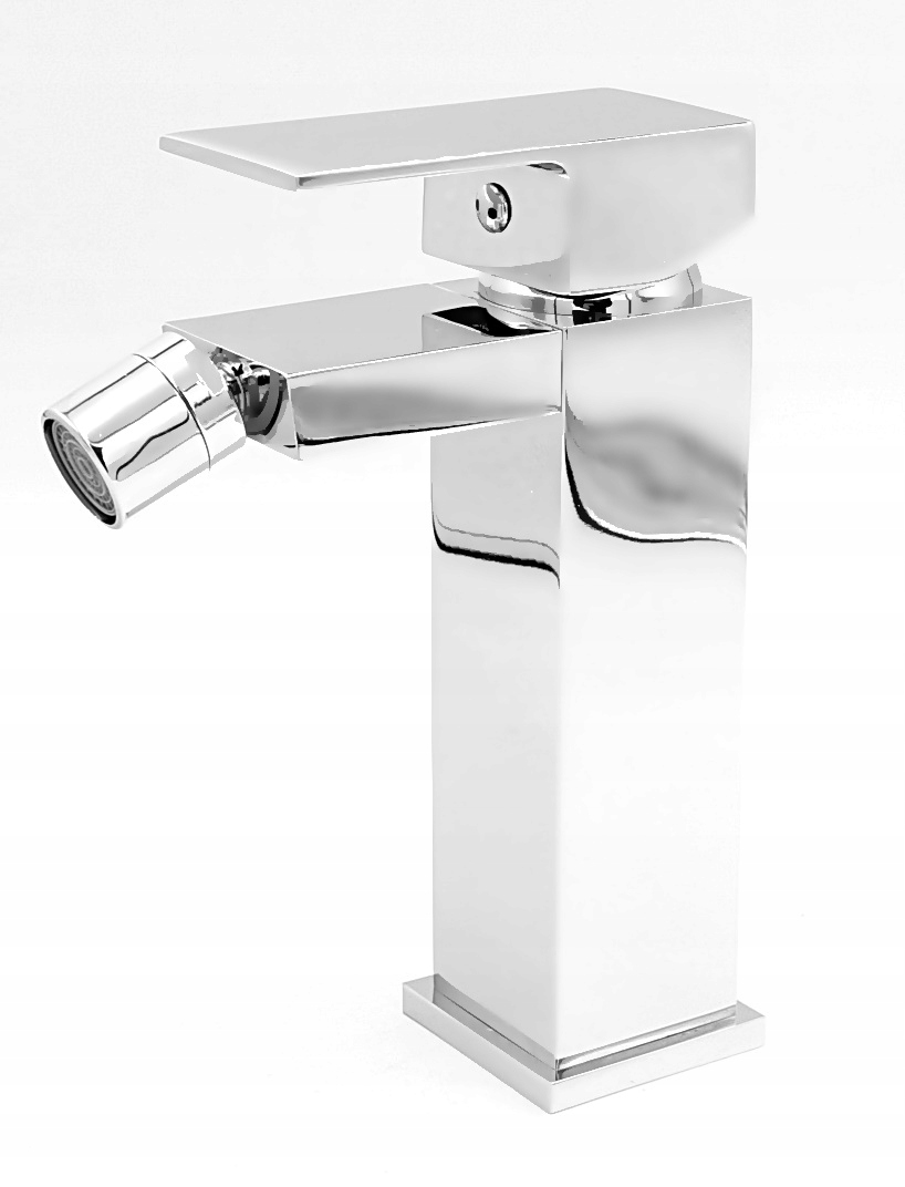Kocka chrómový kvadratický bidet kohútik