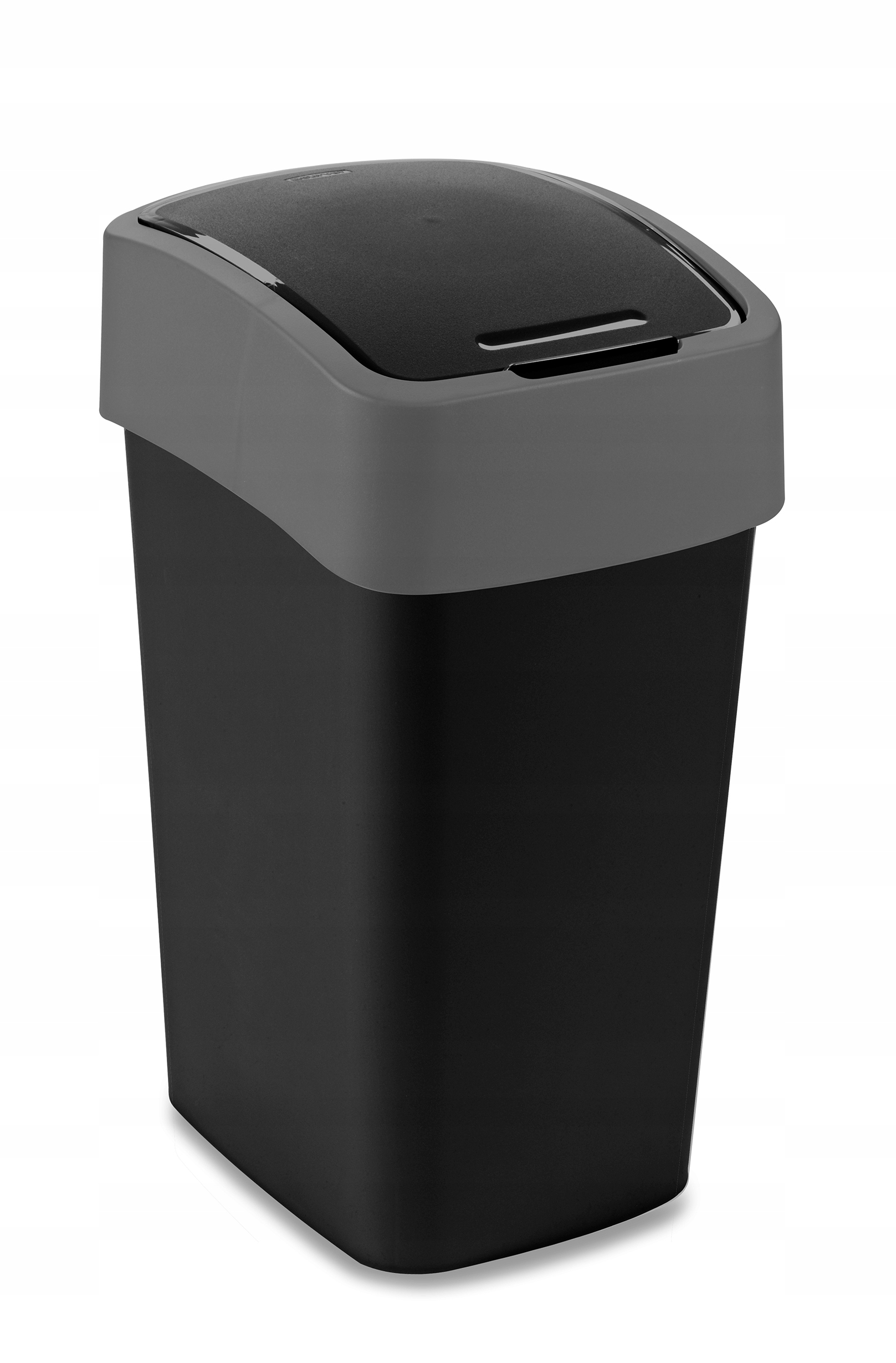 Krúťový kôš na odpadky 25 l / čierna