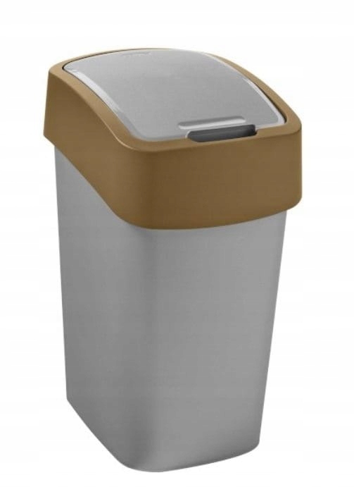 Zlušný odpadk Flip Bin Brown / Grey 10l