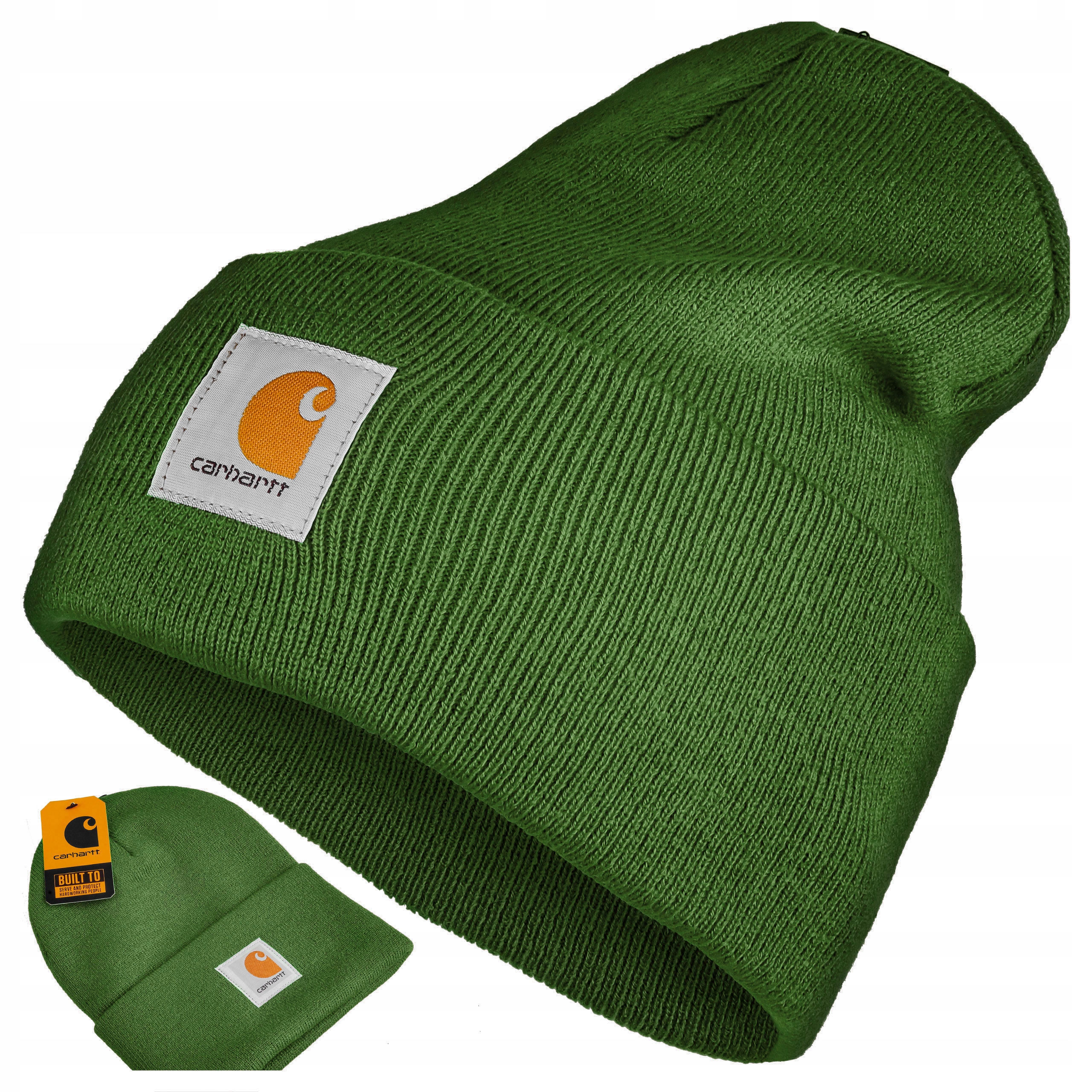 Carhartt beanie akrylové hodinky Green Green