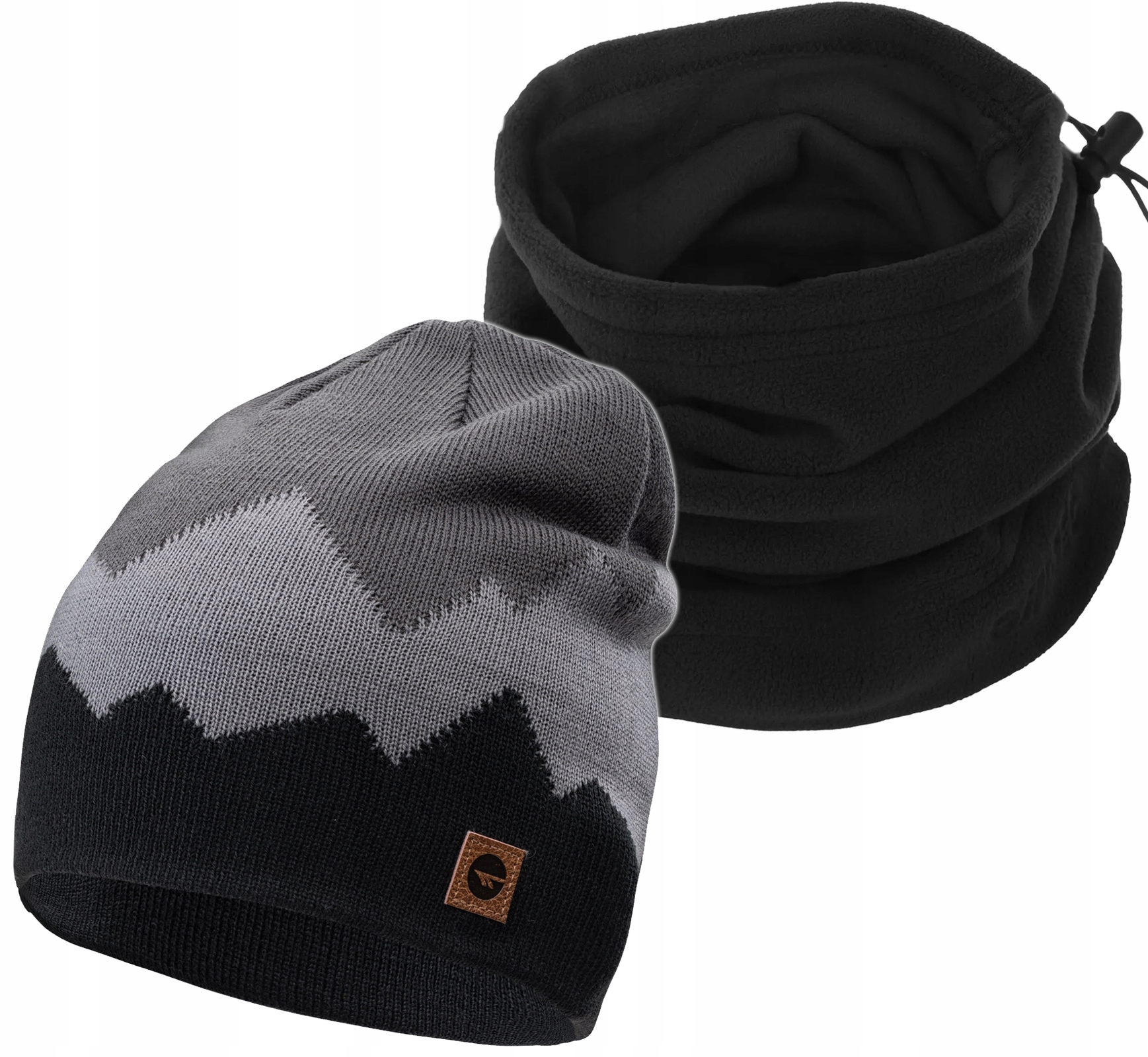 Zimná čiapka Beanie Hi-Tec Pagder Black, Gray R.