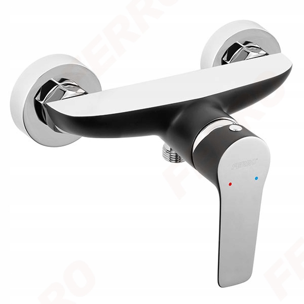 Black Chrome Black Shower Batéria