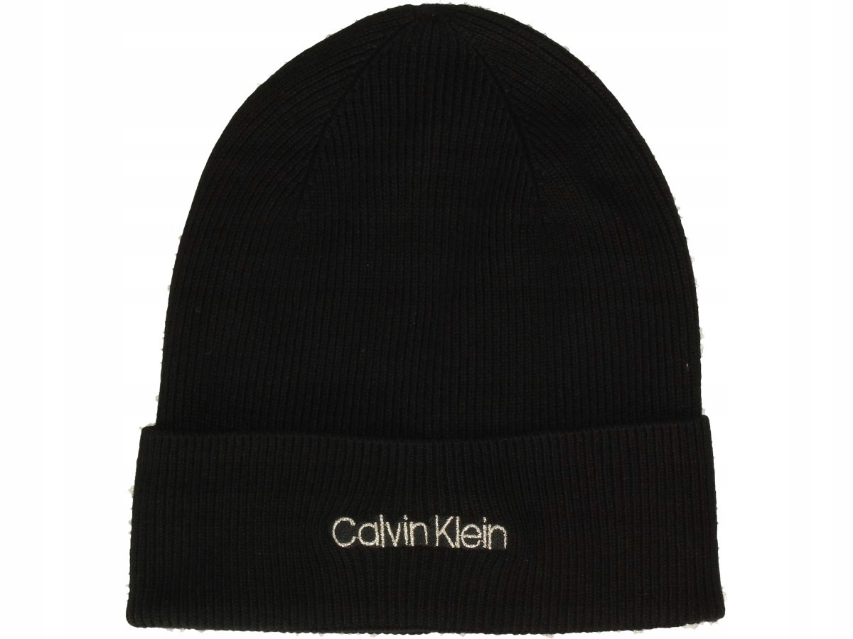 Beanie Calvin Klein Winter Cap Black. Universal