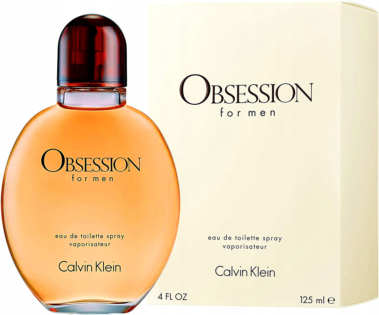 Calvin Klein Obsession Men, Toaletná voda 125 ml, Toaletná voda pre mužov