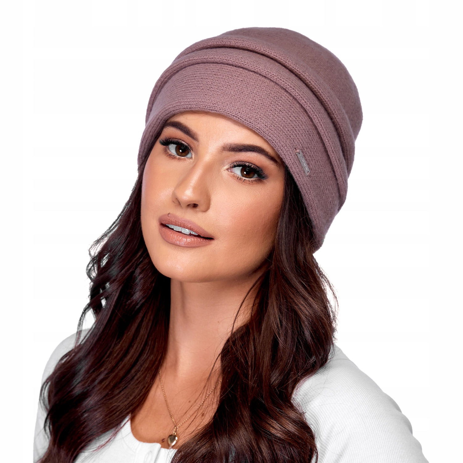 Beanie Carmen Gray Winter Cap. Universal