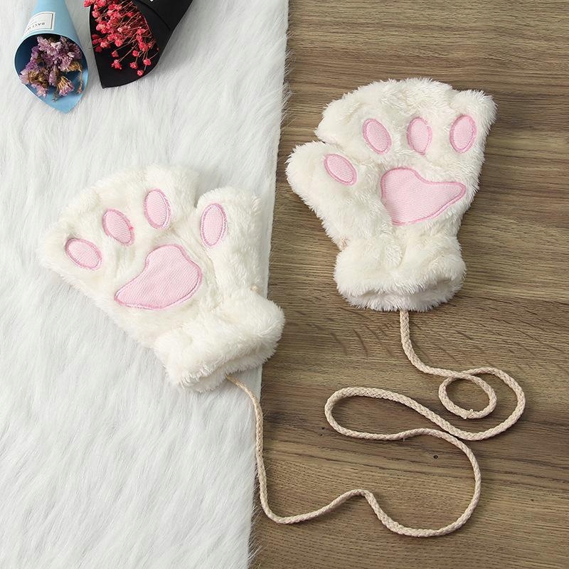Rukavice - Rukavice Mitten. Dámsky produkt DKM Brown Tkanina, čierna, šedá, viacnásobná.