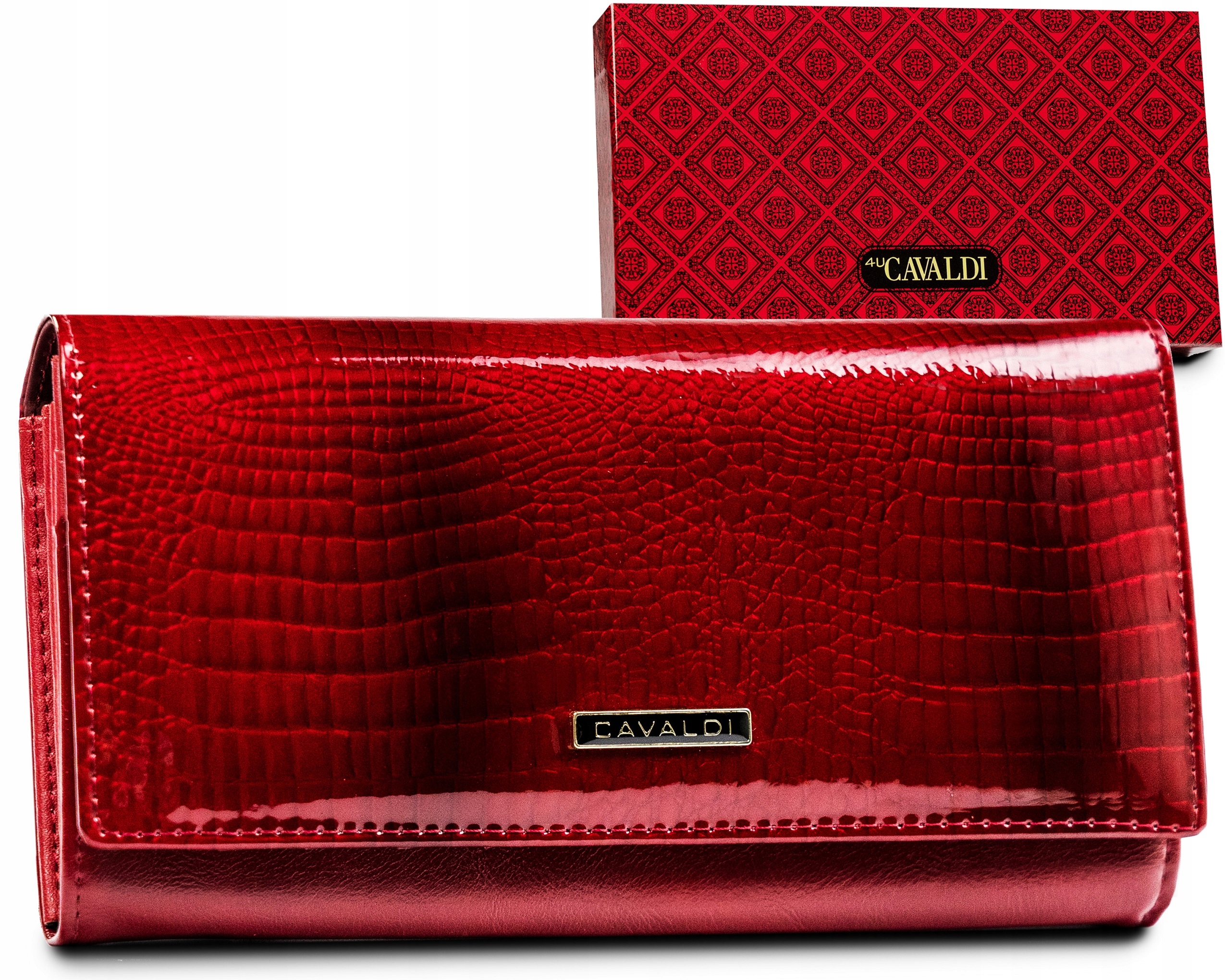 Peňaženka - Produkt Cavaldi Wallet Prírodná koža červená PN24-RS Red-9-Womens