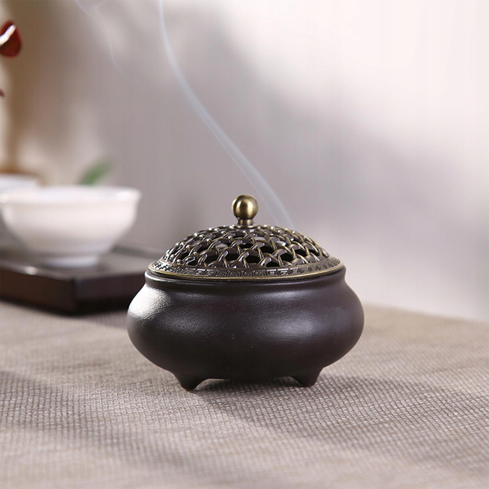 Keramická aromaterapeutická figurína s horákom