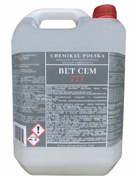Stavebné chemikálie. Odstránenie betónu, malty, cementu