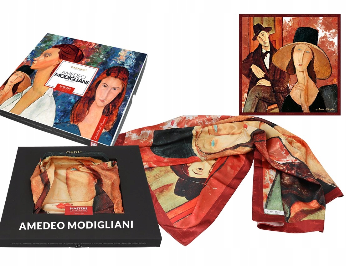 Šatka - Carmani Scarf 023-9041 Viacfarebná látka