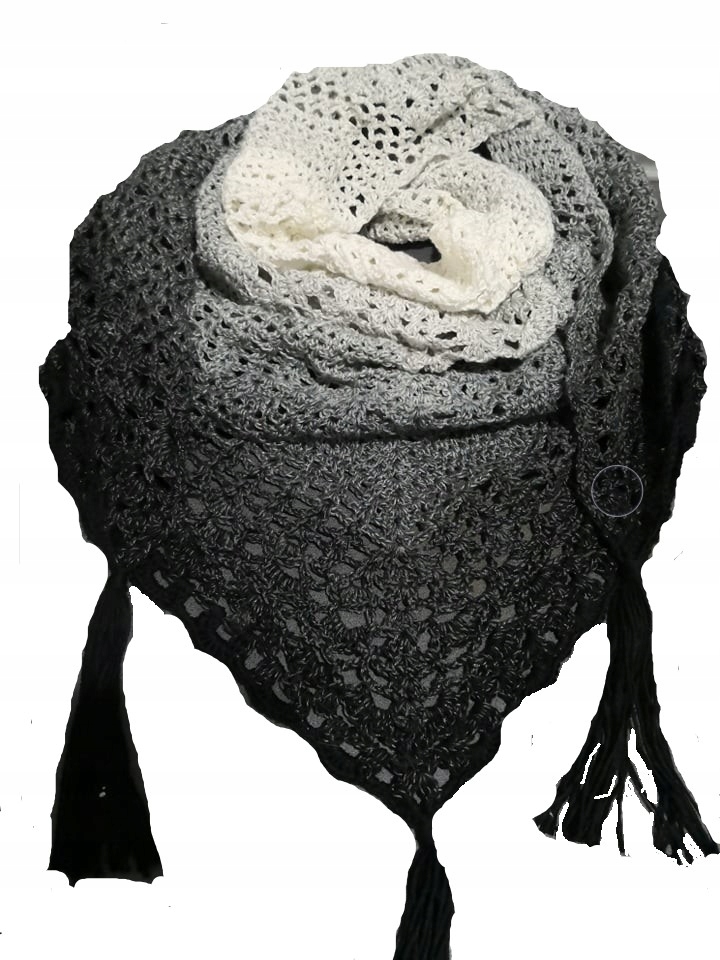 Šatka - Sharbal Cotton Cotton White, Grey, viacstorivo, zelená