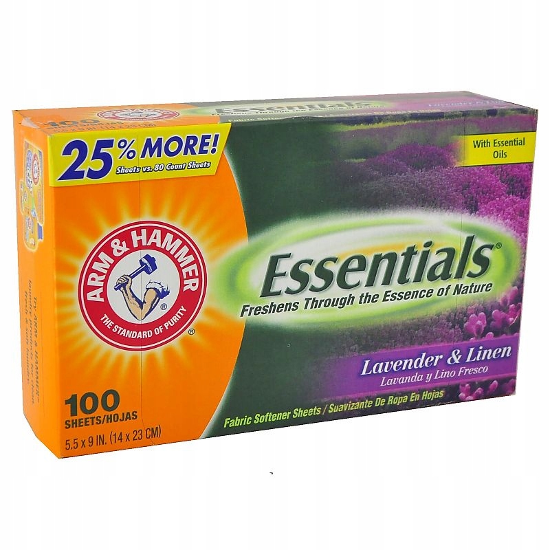 Vône do sušičky - Arm Hammer Lavender sušiace utierky z USA