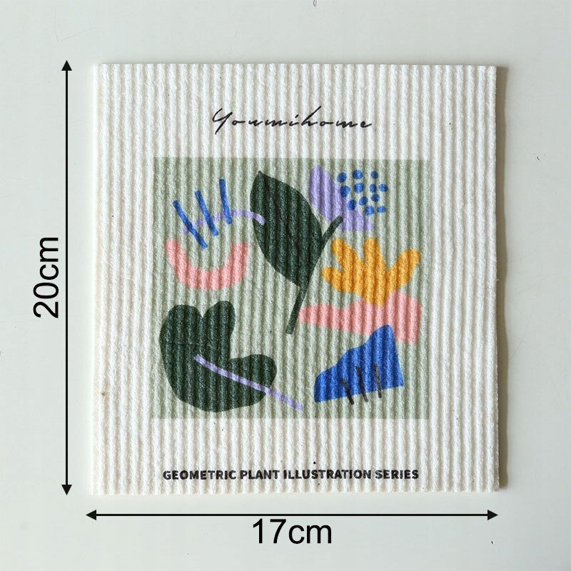 Tichý štýl farebného bloku 17*20 cm tkanina pre alebo