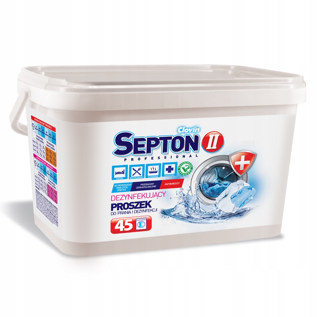 Prací  prášok - CLOVIN II SEPTON 5,175 kg Dezinfekčný prášok