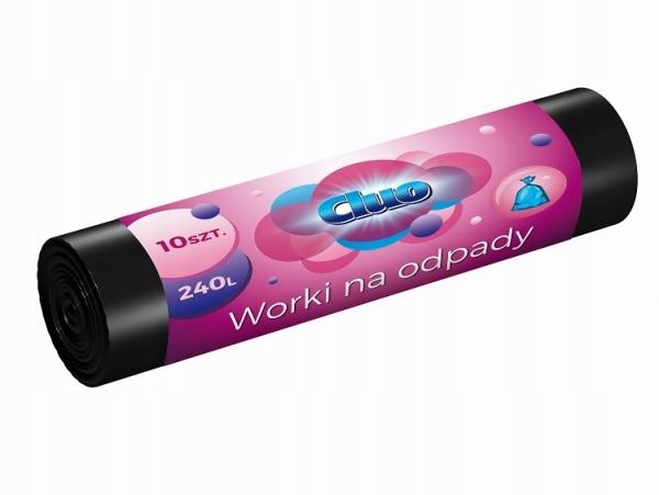 Cluo 240L 10 ks. vrecká na odpadky