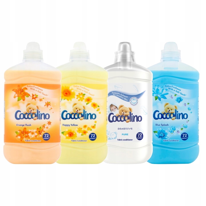 Aviváž - Coccolino 4x1,8L MIX Kvapalina na oplachovanie 288 WASCE