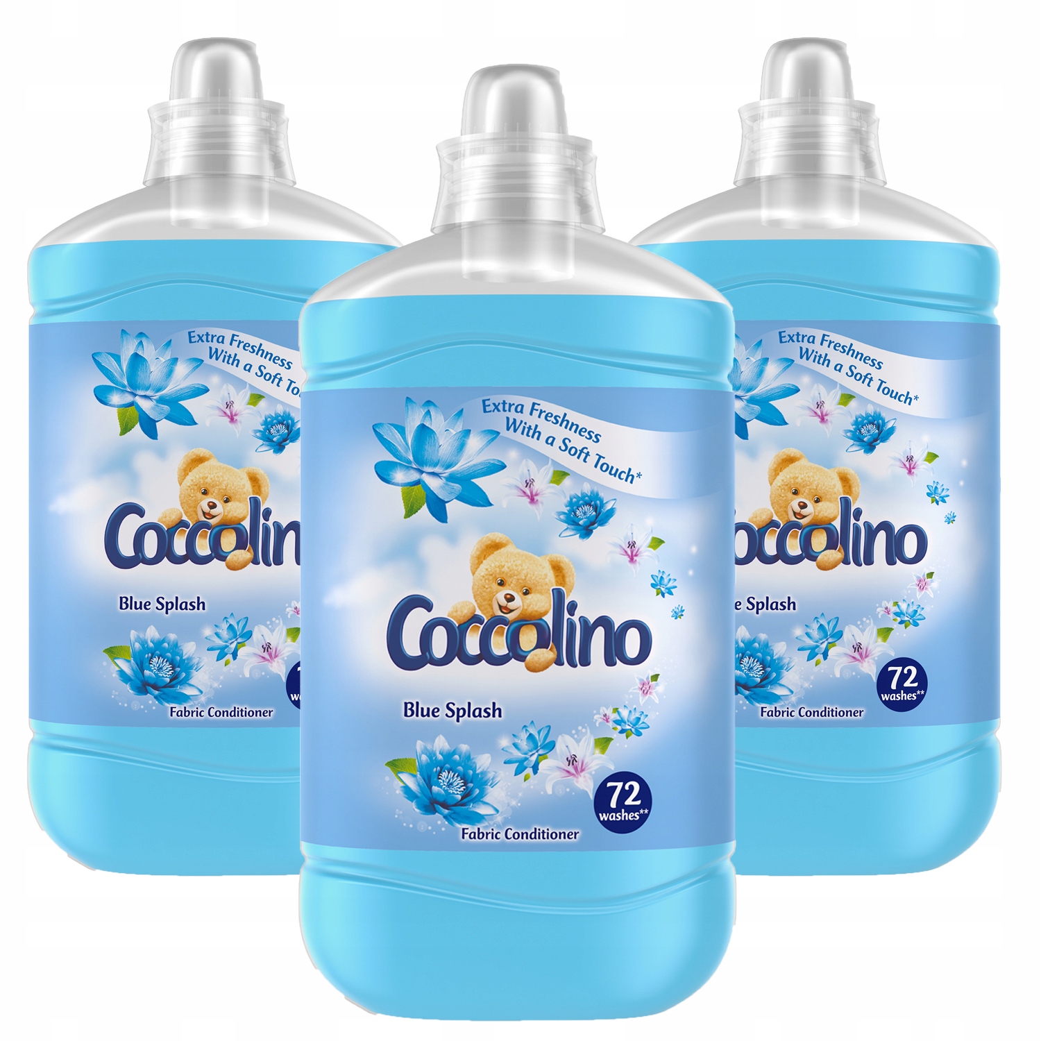 Aviváž - Coccolino Blue Splash Opláchnutie Kvapalina 3x1,8L 216P