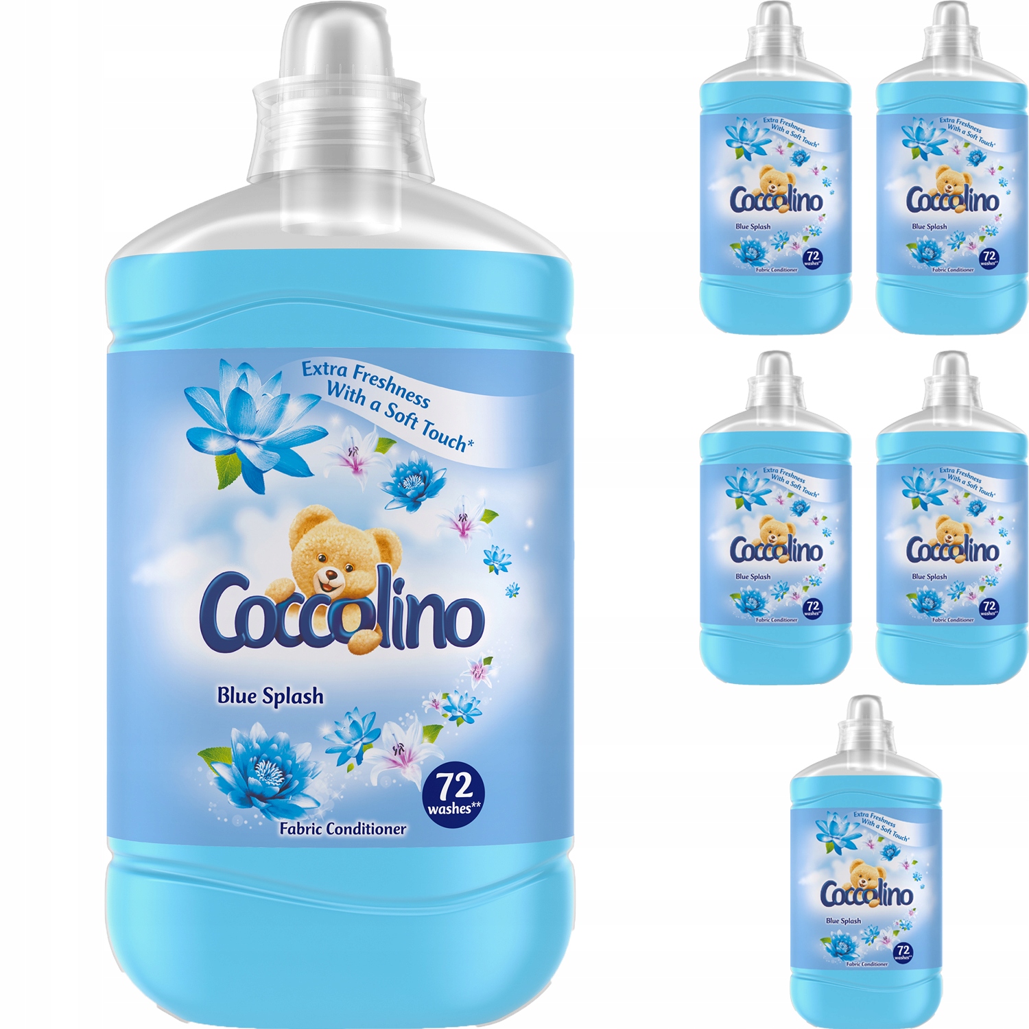 Aviváž - Leštidlo Coccolino Blue Splash 6x1,8l 432p
