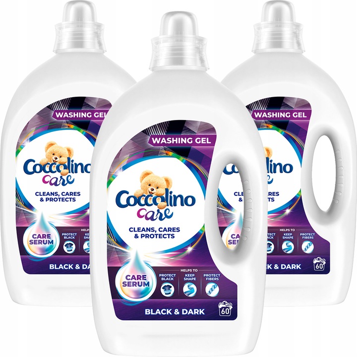 Prací gél - Coccolino Care Black Pracine Gel 3x2,4L (180PR)
