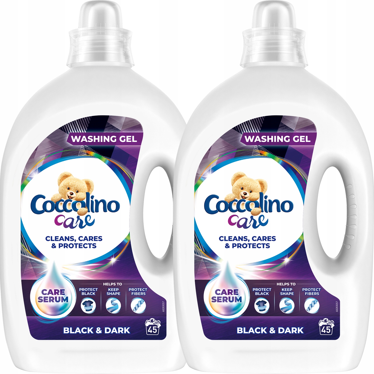 Prací gél - Coccolino Starostlivosť o umývanie gél čierna 2x1,8l 90 PR L