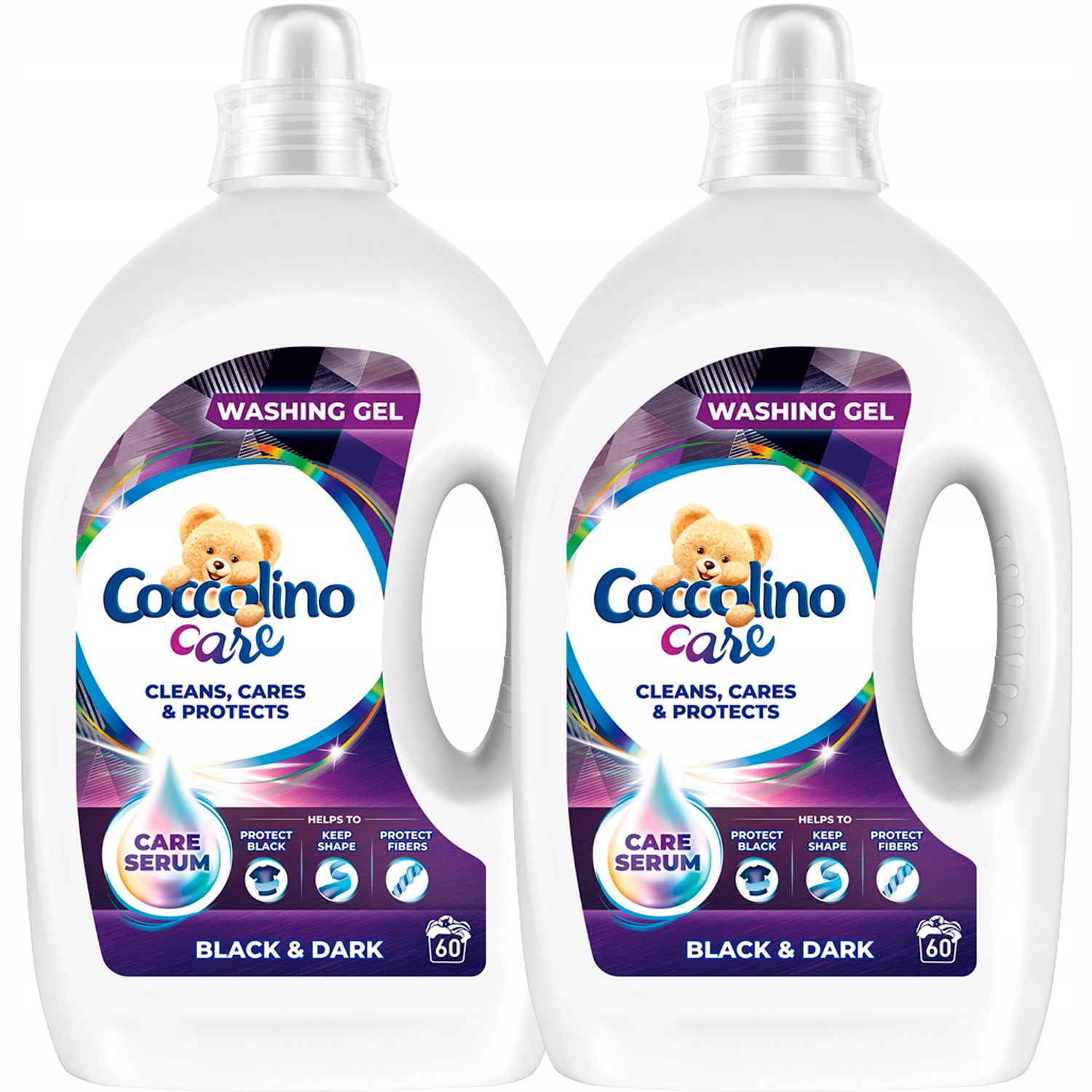 Prací gél - COCCOLINO STAROSTLIVOSTI PLOVÁ GEL ČIERNA 2X2,4L 120P XL