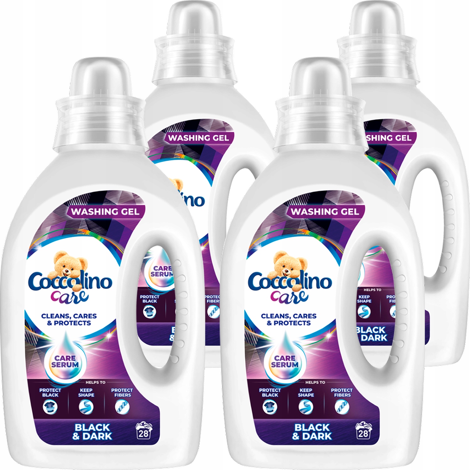 Prací gél - Coccolino Starostlivosť o ochranu gélu Čierna 4x112L 112P m