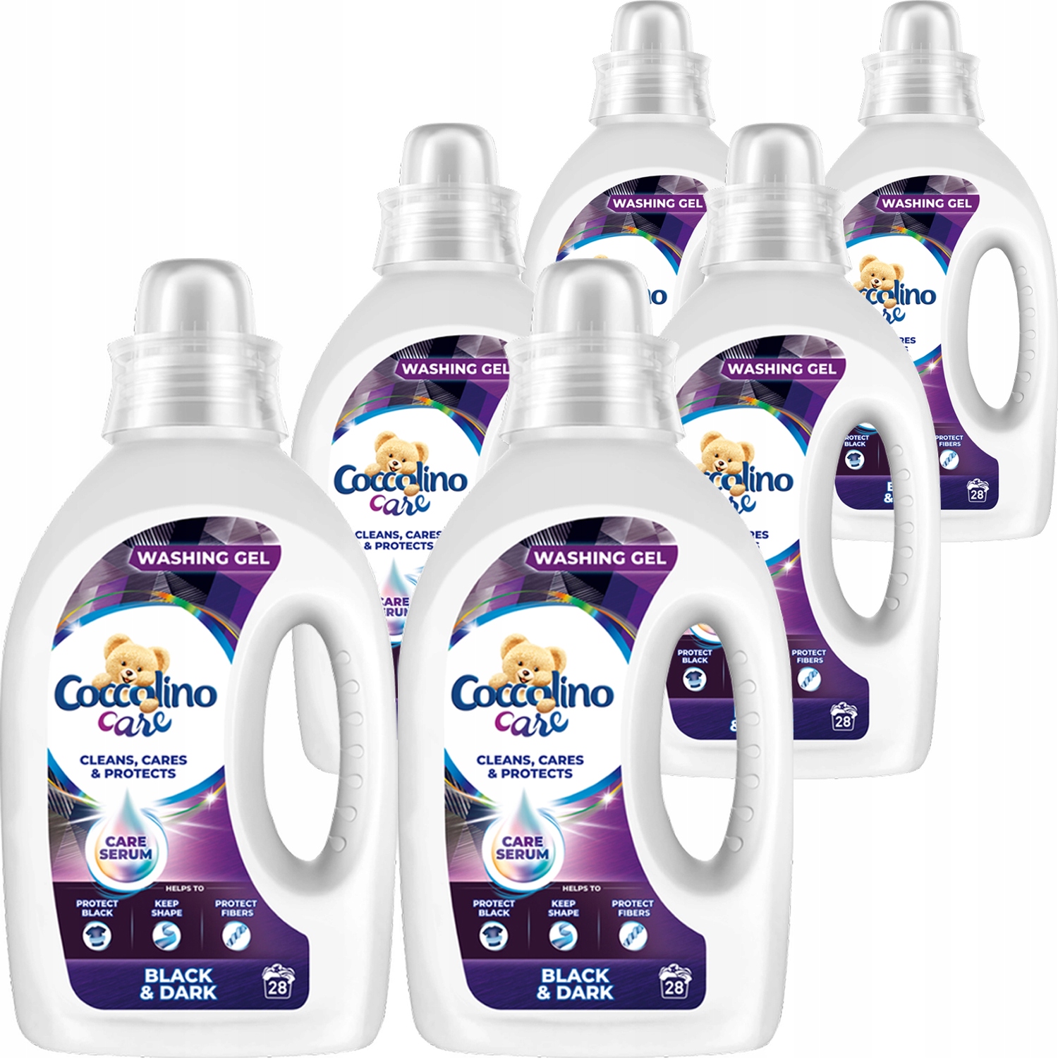 Prací gél - COCCOLINO STAROSTLIVOSTI PRÁCE GEL ČIERNA 6X1,12L 168P M
