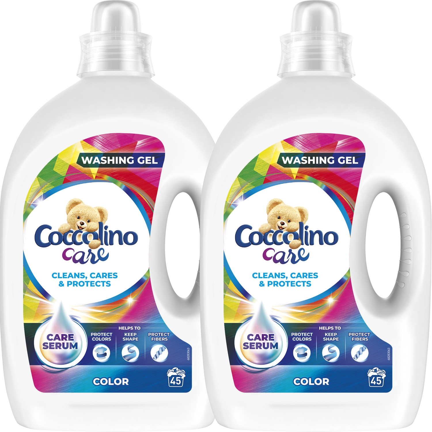 Prací gél - COCCOLINE STAROSTLIVOSŤ PRÍPRAVA GEL COLOR 2x1,8L 90PRIN