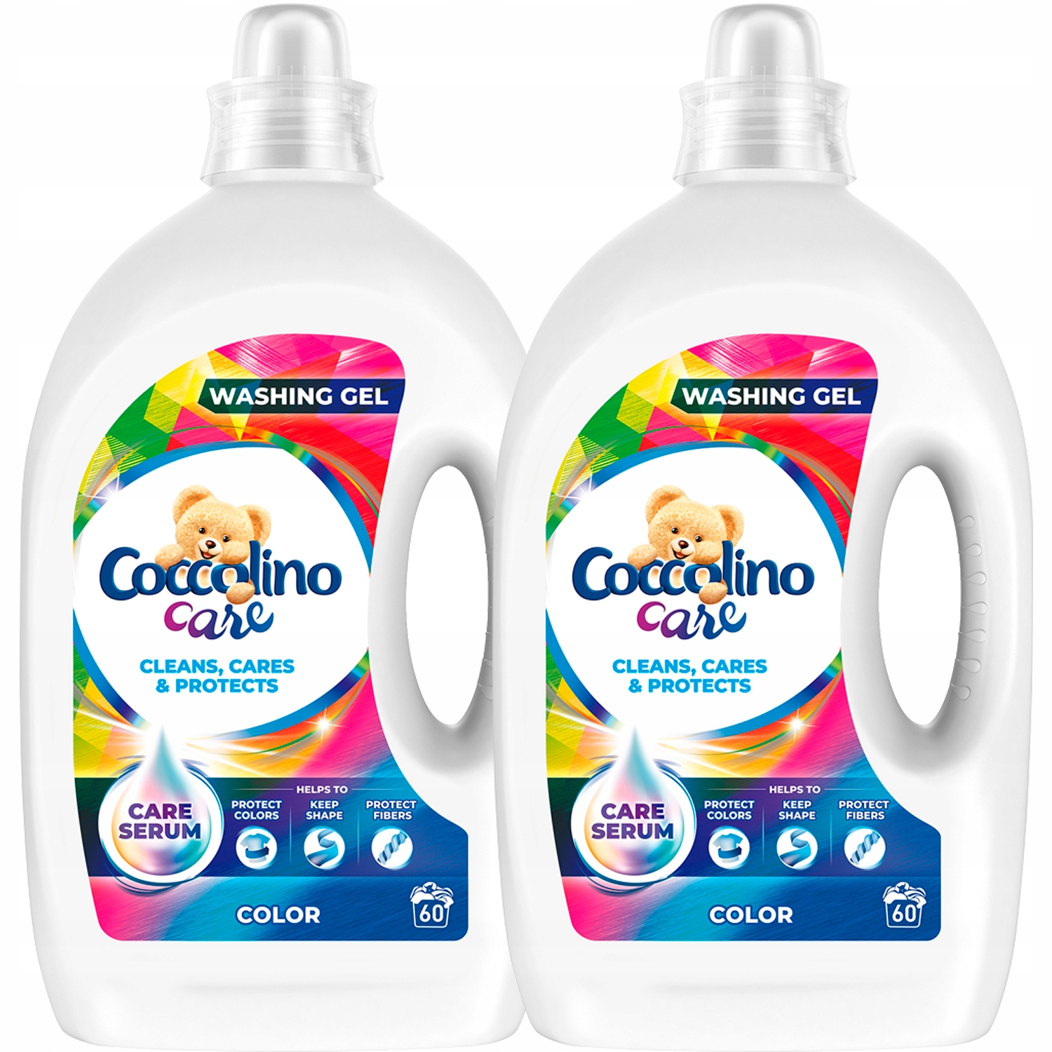 Prací gél - Coccolino Starostlivosť o umývanie gél Farba 2x2,4L 120PR XL