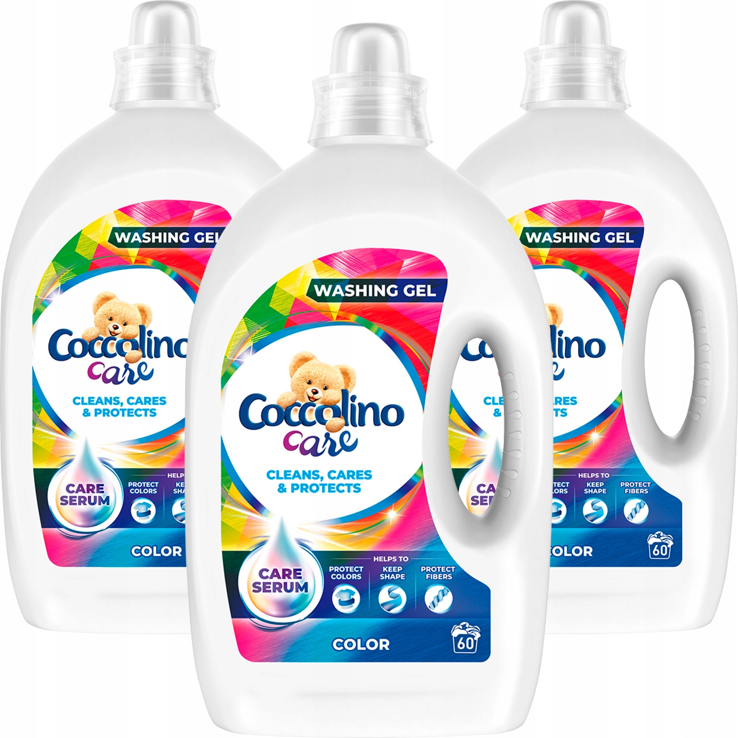 Prací gél - COCCOLINO NÁHRADA PREPRAVA GEL 3X2,4L 180PR XL