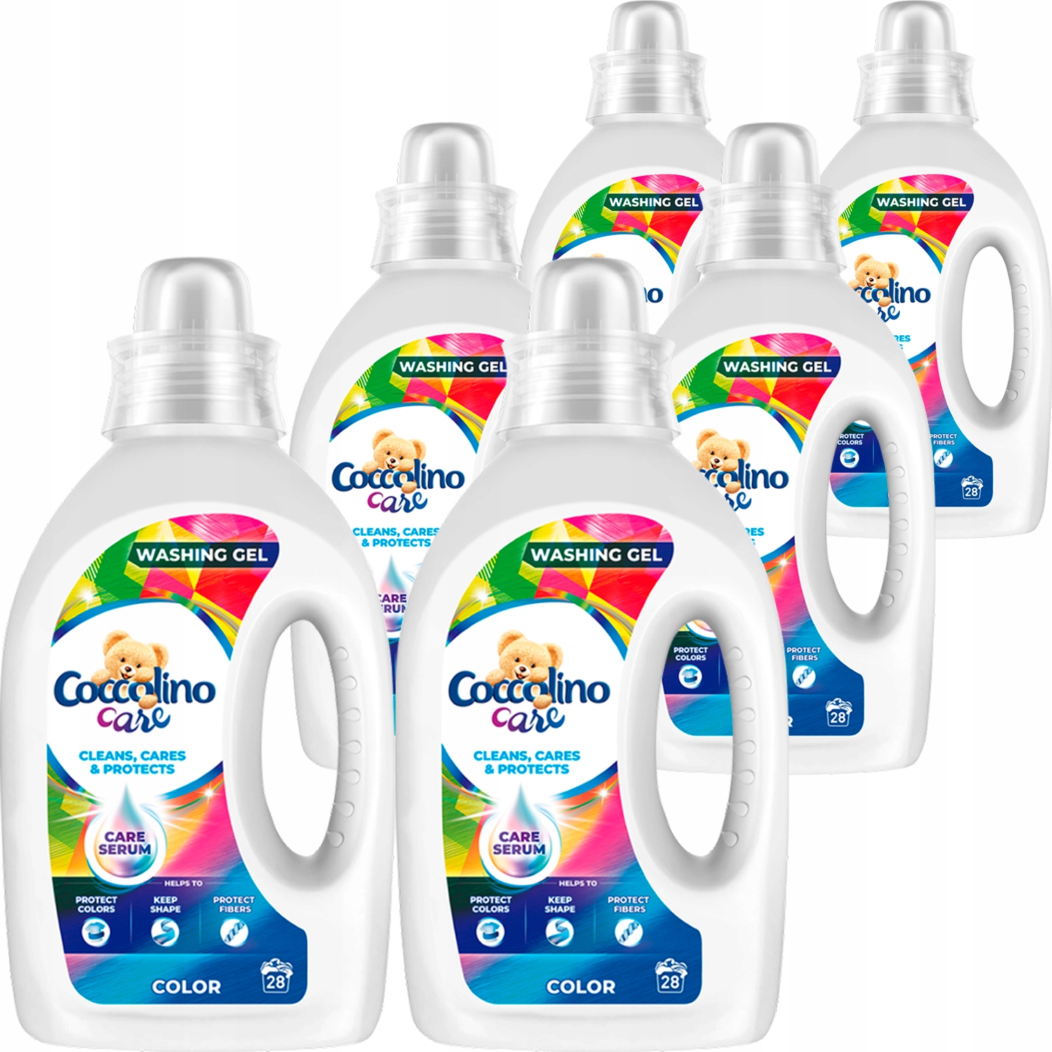 Prací gél - Coccolino Starostlivosť o umývadlo 6x1,12l 168PR M