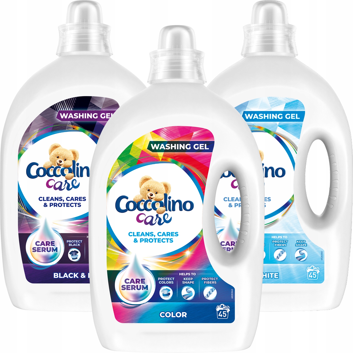 Prací gél - Coccolino Starostlivosť o umývadlo GEL MIX 3X 1.8L 135 PR L