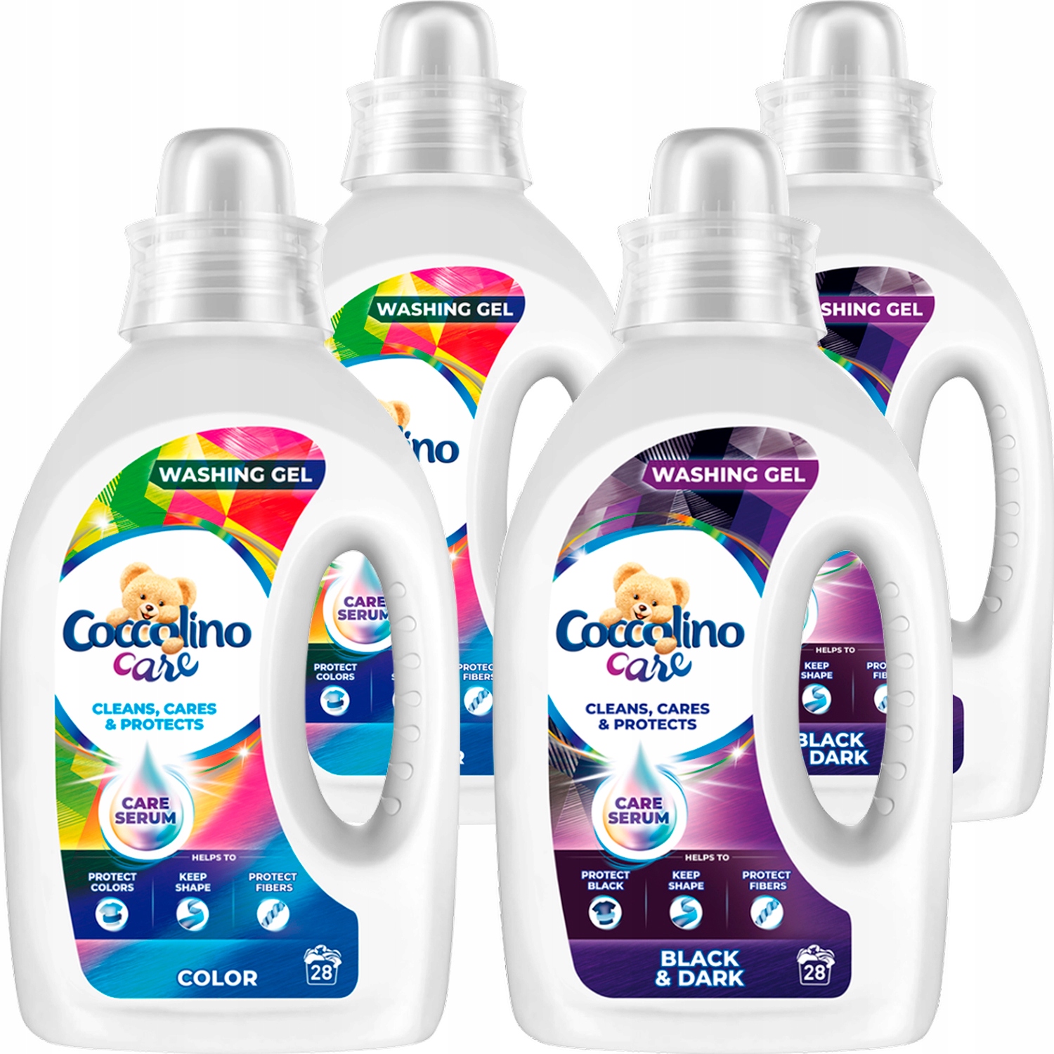 Prací gél - Coccolino Starostlivosť o umývadlo gél MIX 4x1,12L 112PRAN