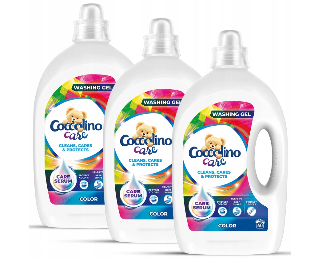 Prací gél - Gél na pranie Coccolino Care 3 x 2,4L farba