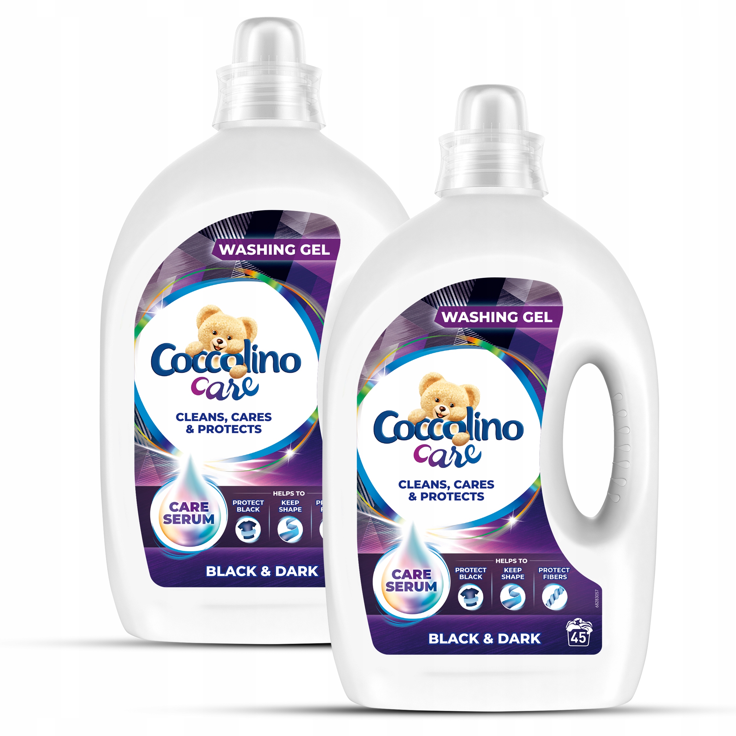 Prací gél - Coccolino Starostlivosť Práčovňa GEL čierna 2x1,8l 90 WASCE