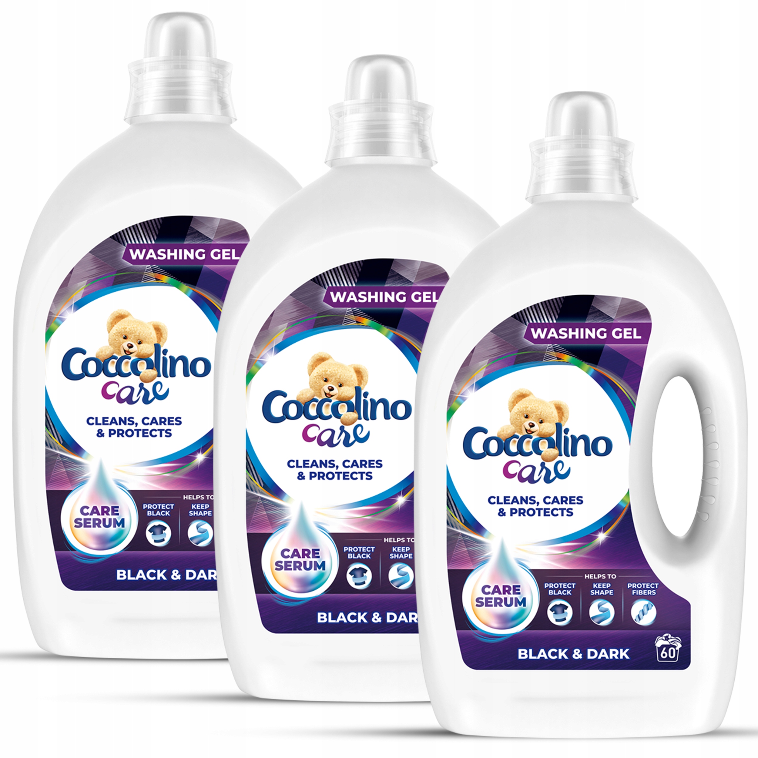 Prací gél - COCCOLINO STAROSTLIVOSŤ PROSTREDNOSTI BLACKEJ 3X2,4L 180PROME