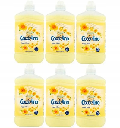 Aviváž - Coccolino Happy Yellow 6x1,8l 432 Umývanie