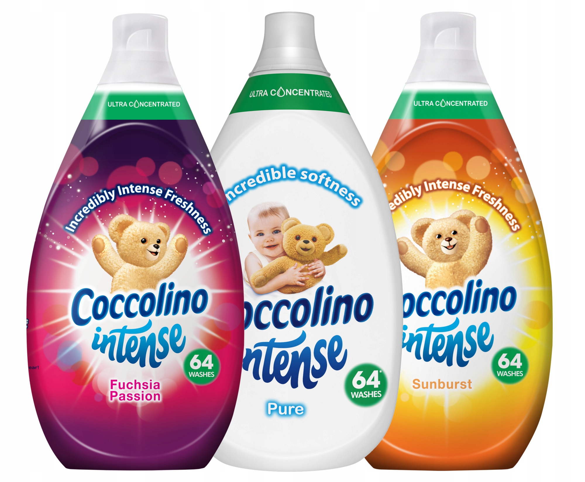 Aviváž - Coccolino Intenzívna oplachovaná kvapalina 3 x 960ml 192PR