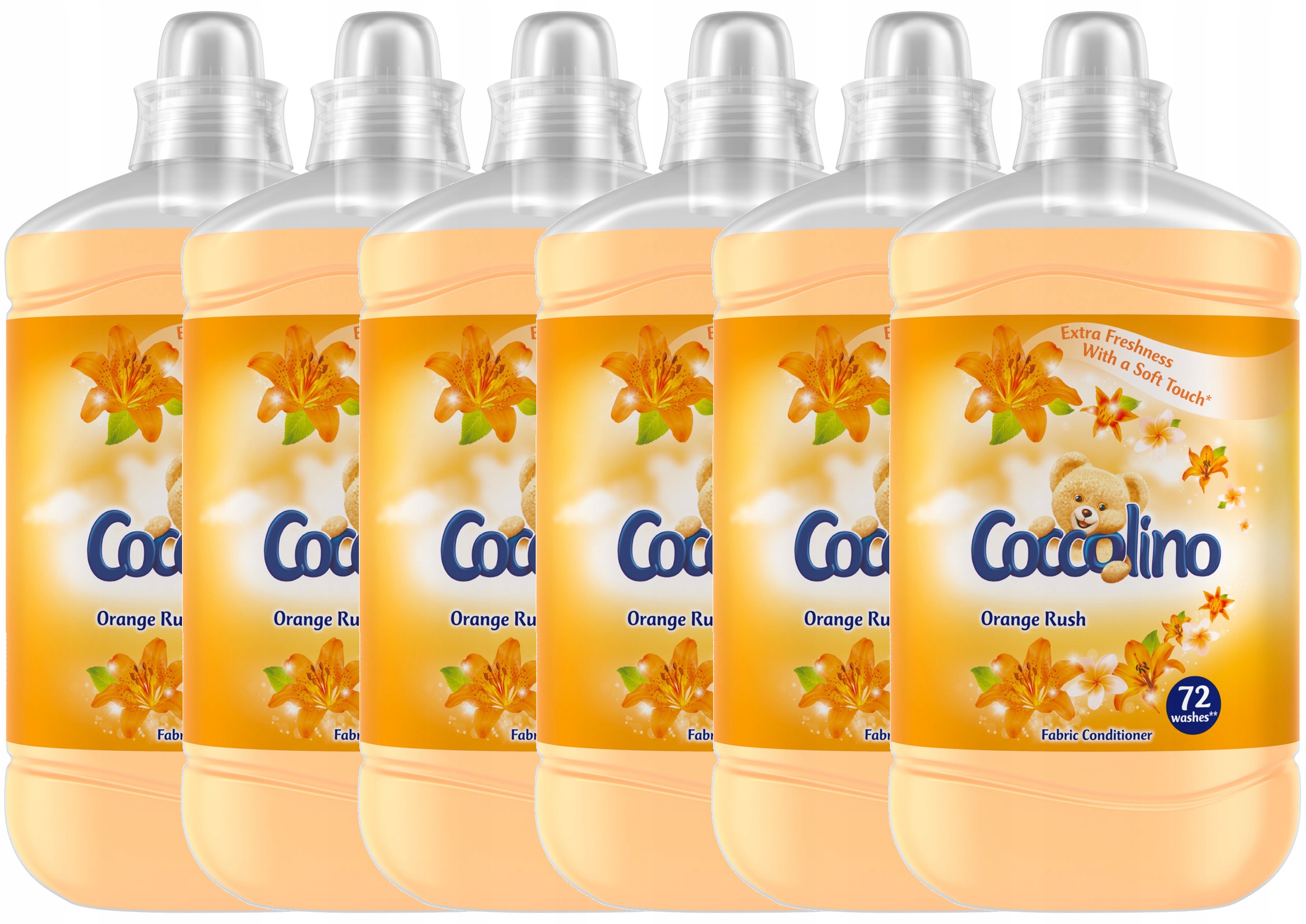 Aviváž - Coccolino Orange Rush Rinse 432pr 6 x 1,8L