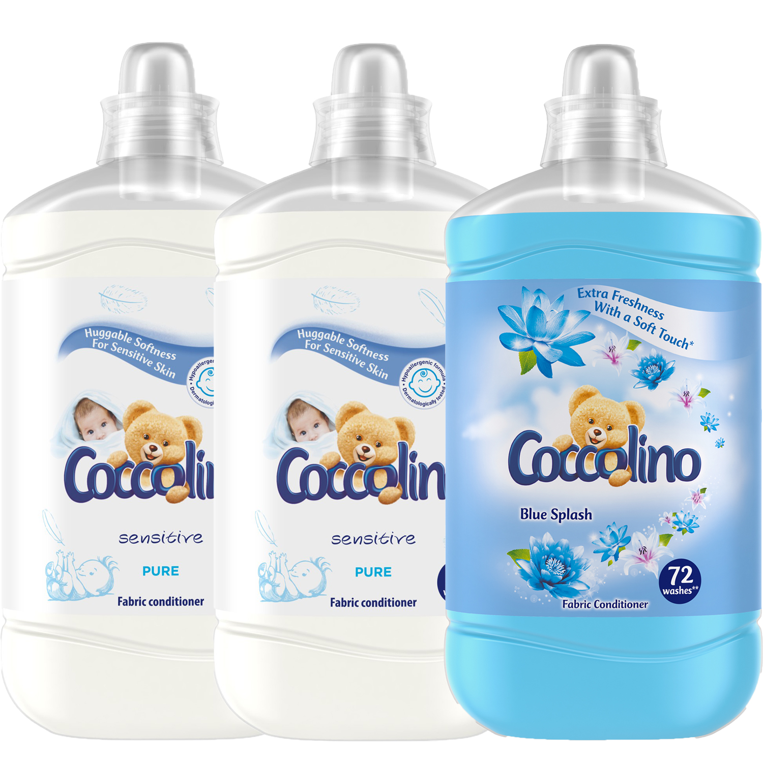 Aviváž - Coccolino Mix opláchnutie kvapaliny 3x1,8l 216PR