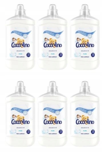 Aviváž - Coccolino biele citlivé na oplachovanie kvapaliny 6x1,8 l