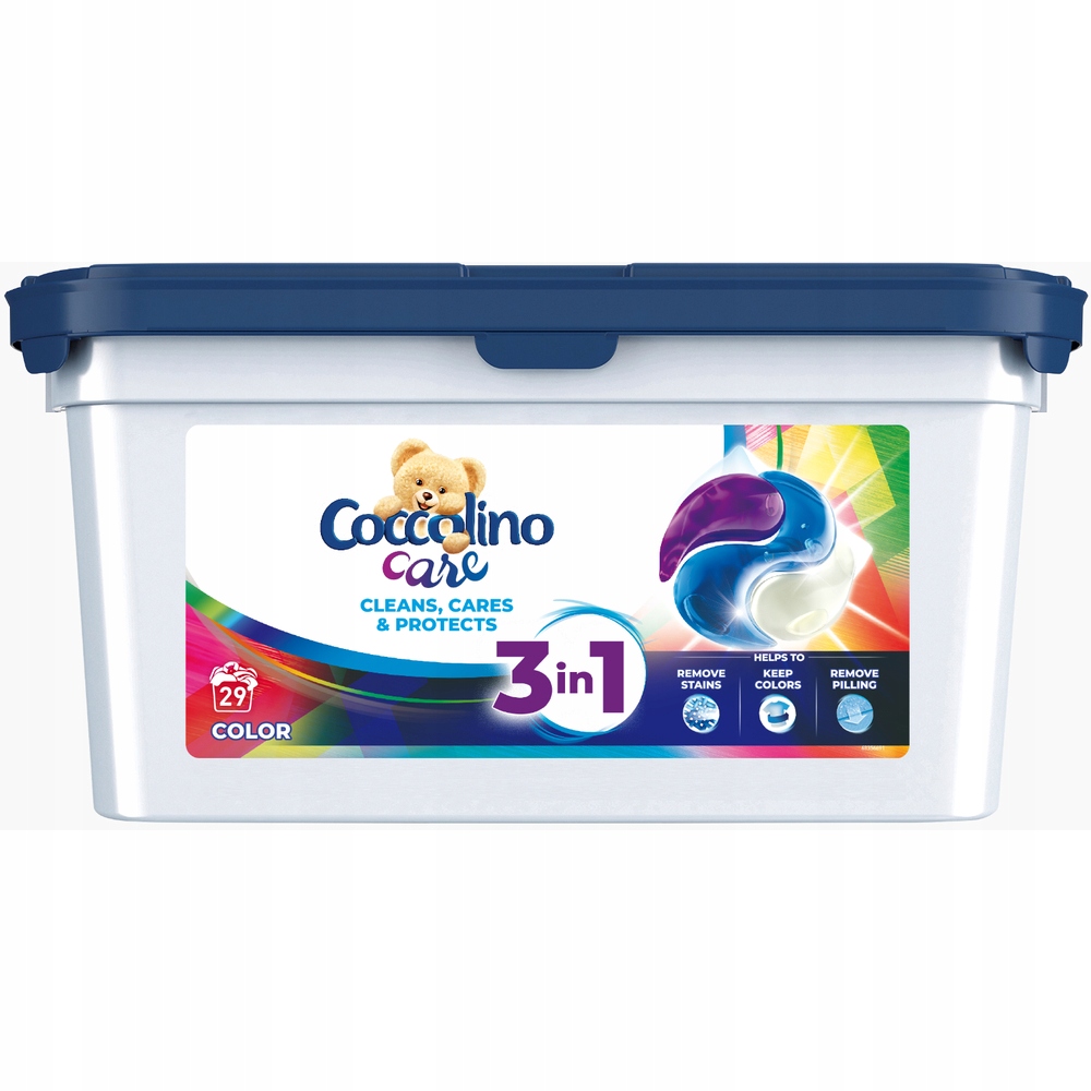 Pracie kapsuly a tablety - Coccolino Care Kapsules na umývanie 3IN1 COLOR 783G