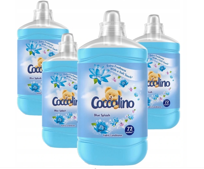 Aviváž - Coccolino oplachovanie kvapalina 4x1800ml BLUE SPLASH