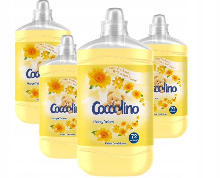 Aviváž - Coccolino opláchnutie tekutiny 4x1800ml šťastný žltý