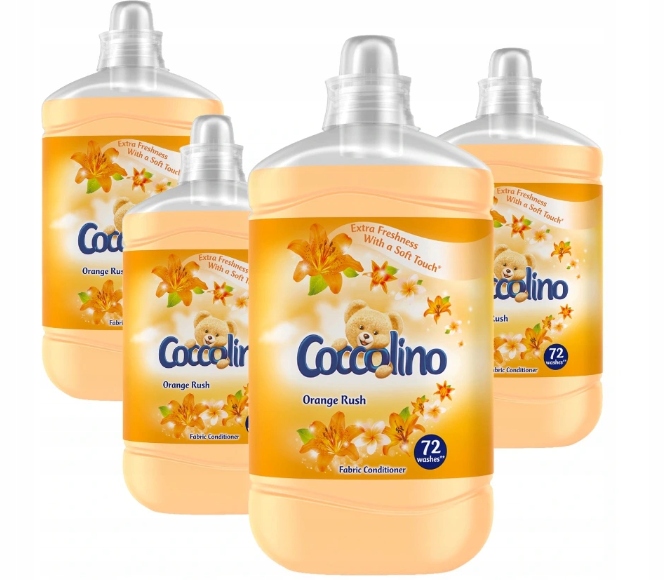 Aviváž - Coccolino Rinse tekutiny 4x1800ml oranžový Rush