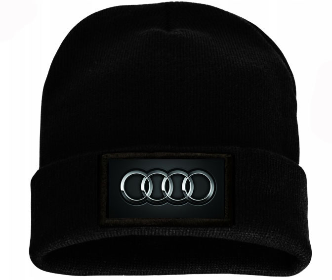 Zimná audi čiapka Beanie Black pletená