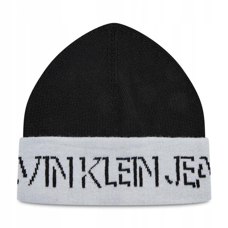 Beanie Calvin Klein Jeans White, Black, Universal.