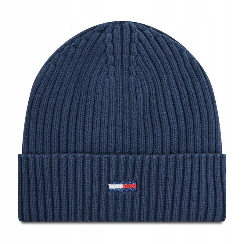 Zimná čiapka Beanie Tommy Jeans Navy Blue. Universal
